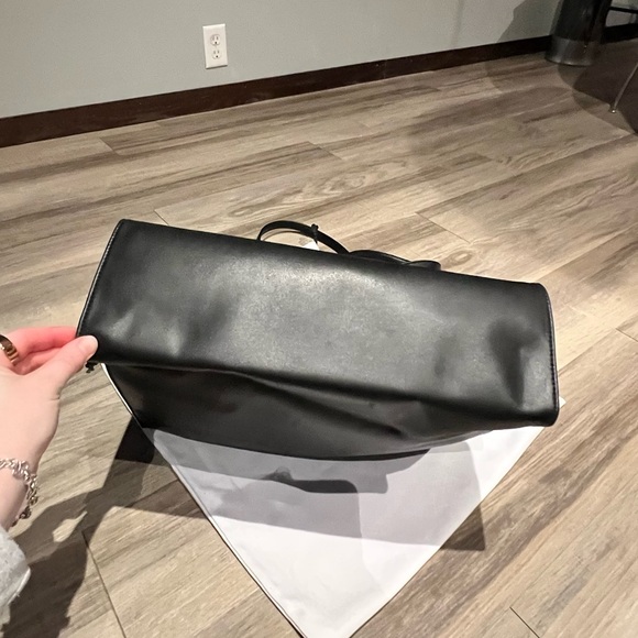 Telfar Black Medium Tote, Vegan Leather - Picture 6 of 7